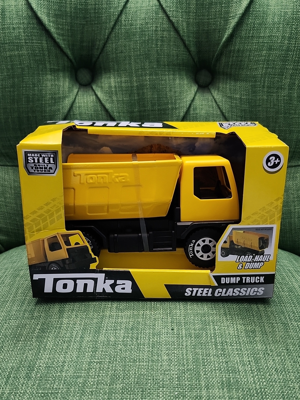 Tonka Yellow Steel Classics Dump Truck Toy